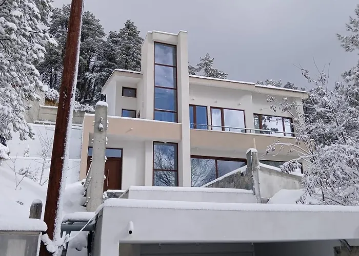 Mountain In With Fireplace & Sauna Villa *