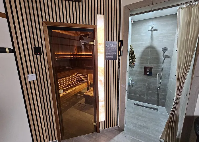 Mountain In With Fireplace & Sauna Villa *